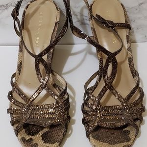 Leopard Print Wedges